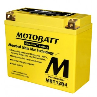 MotoBatt MBT12B4 gel battery