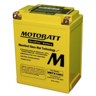 MotoBatt MBTX14AU gel battery