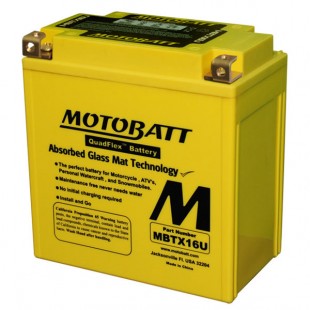 MotoBatt MBTX16U gel accu