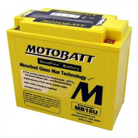 MotoBatt MB18U gel battery