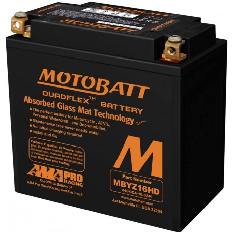 MotoBatt MBYZ16HD AGM accu